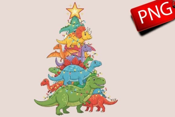 Christmas Dinosaur T Rex Tree Xmas PNG Review