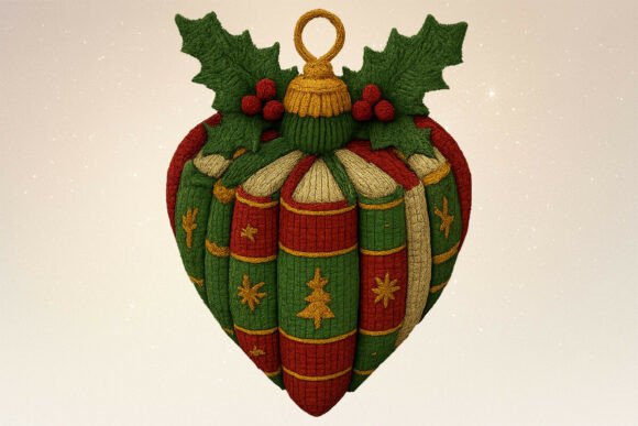 Crochet Yarn Christmas Book Ornament PNG: A Designer’s Review