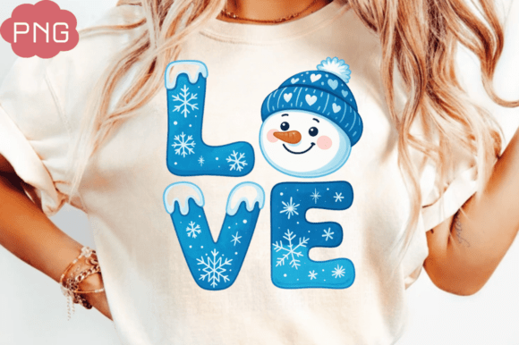 Funny Christmas Snowman Png, Love Png Illustrations