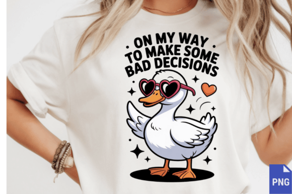 Funny Silly Goose Christmas PNG: Sarcastic Illustrations