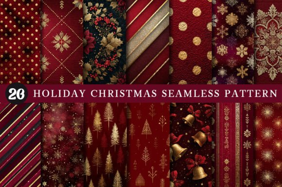 Holiday Christmas Seamless Patterns: Brand Review