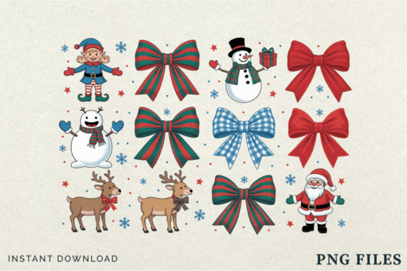 Retro Christmas Cartoon Friends PNG: A Designer’s Review