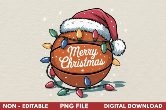 Review: Christmas Basketball PNG & Santa Hat Design