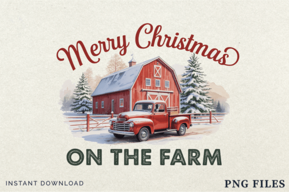 Review: Christmas on the Farm PNG Illustrations