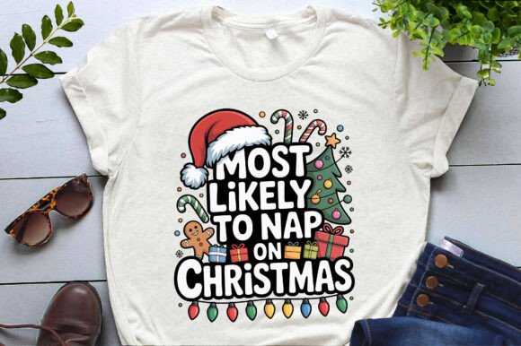 Review: Most Likely to Nap on Christmas Png Illustrations