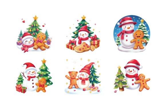 Reviewing Cute Kawaii Christmas Characters for Embroidery