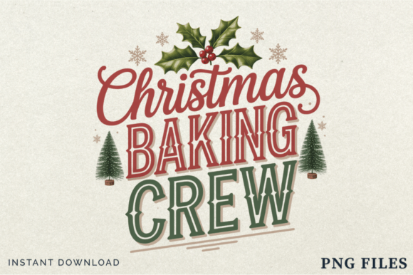 Reviewing the Christmas Baking Crew PNG for Embroidery