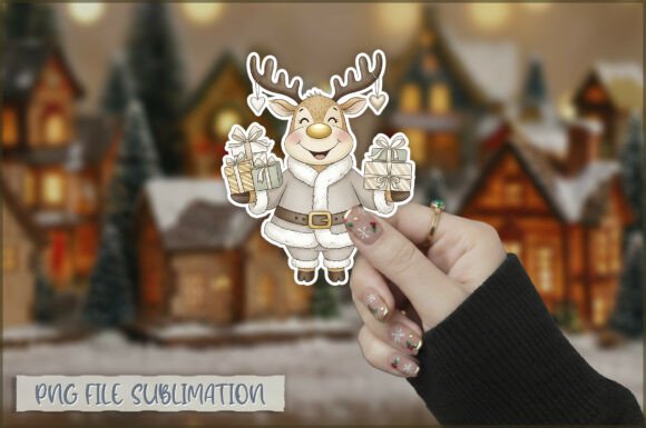 Reviewing the Christmas Llama Watercolor Sticker PNG