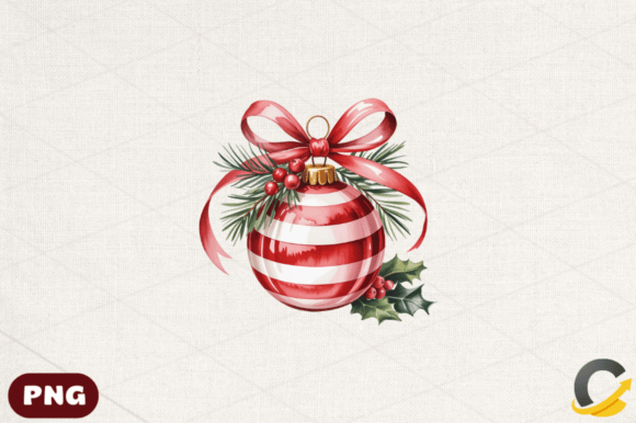 Watercolor Christmas Banner Clipart PNG & Illustrations